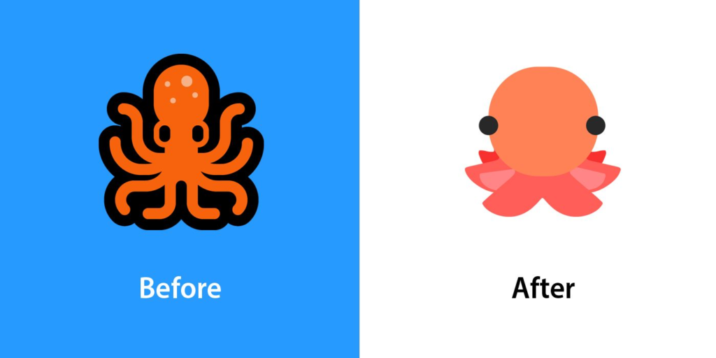 octopus emoji update