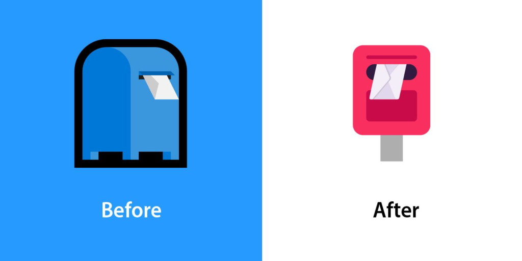 Postbox icon emoji update