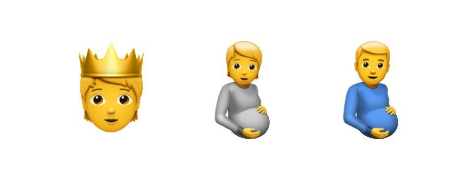 pregnant man emoji